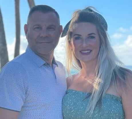 Sharee Hough with her husband Mark Selman.